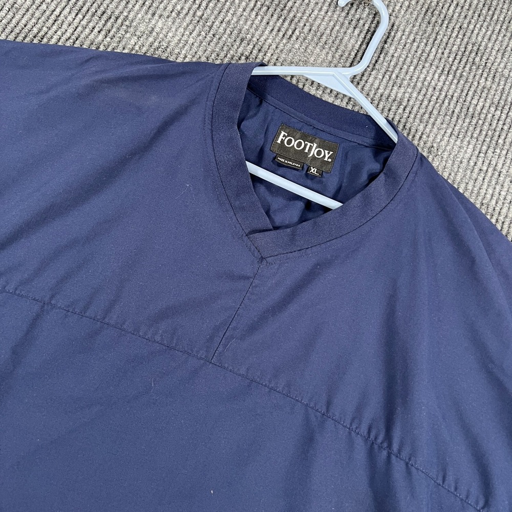 Vintage FootJoy Windbreaker Pullover Jacket Mens‎ XL Extra Large Blue Golf Dad